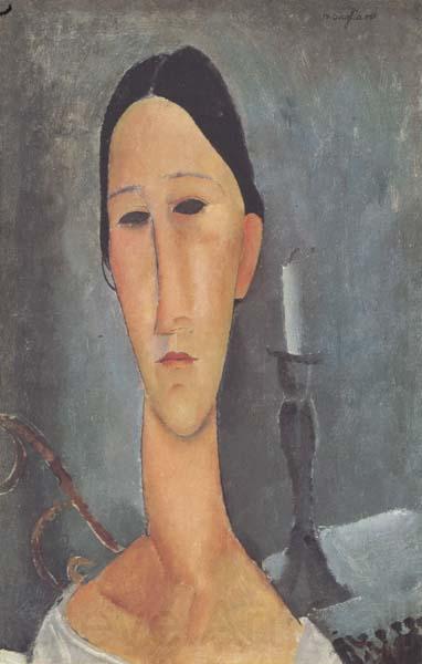 Amedeo Modigliani Hanka Zborowska au bougeoir (mk38)